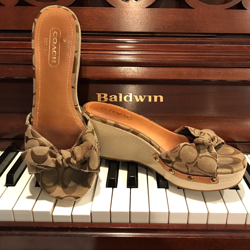 Coach platform signature C sandals